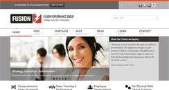 Desktop Screenshot of fusionperformance.com